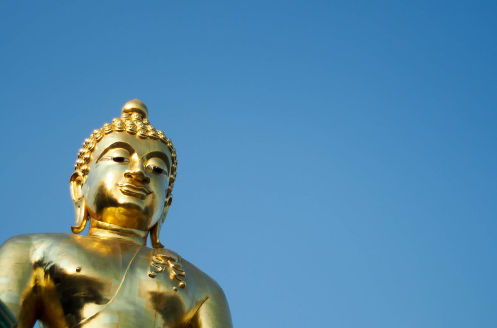 A statue of Buddha 